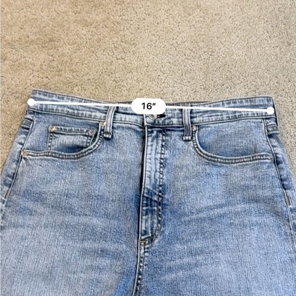 Rag & Bone Jane Super High Rise Ankle Cigarette Jeans Size 33 Dakota Wash EUC - Picture 13 of 14